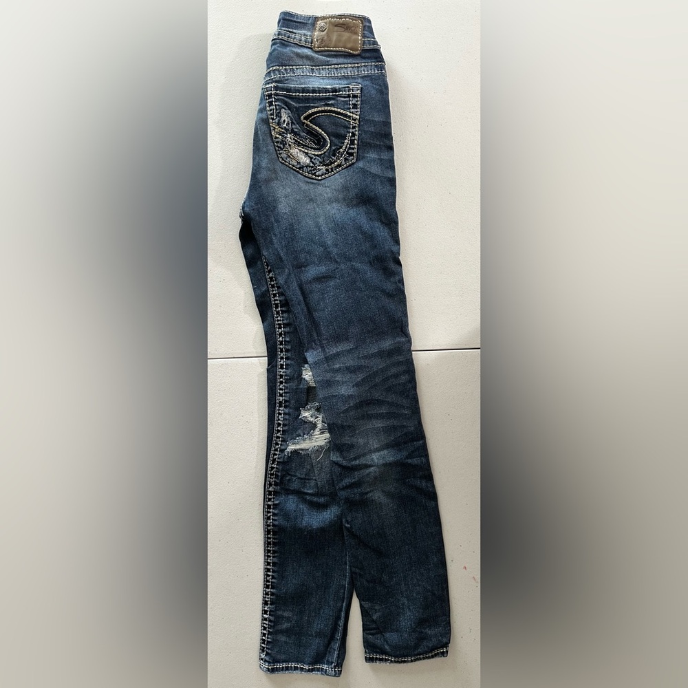 Silver Jeans Women's Skinny Jeans - Dark Blue